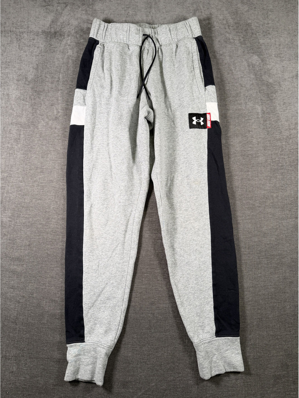 Under Armour Rival Fleece Jogger Sweatpants Gray Black, Size Small